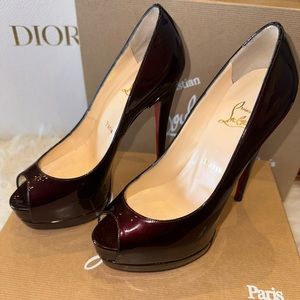 Christian Louboutin peep toe